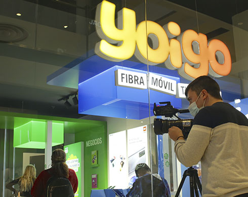 grabación de video resumen para evento de Yoigo en madrid productora audiovisual profesional